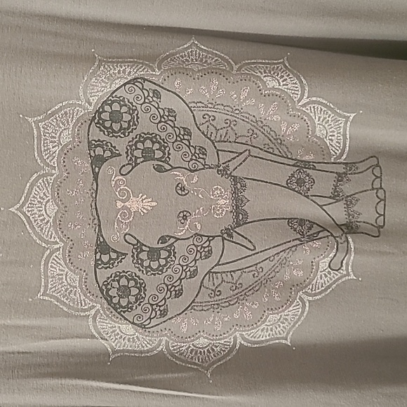 GAIAM BRAND WOMENS PLUS SIZE SHORT SLEEVE GREEN TEE SIZE XXL - Picture 3 of 13